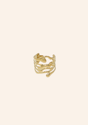 Aesthetic Leaves Ring