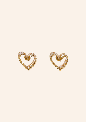 Double The Love Earrings