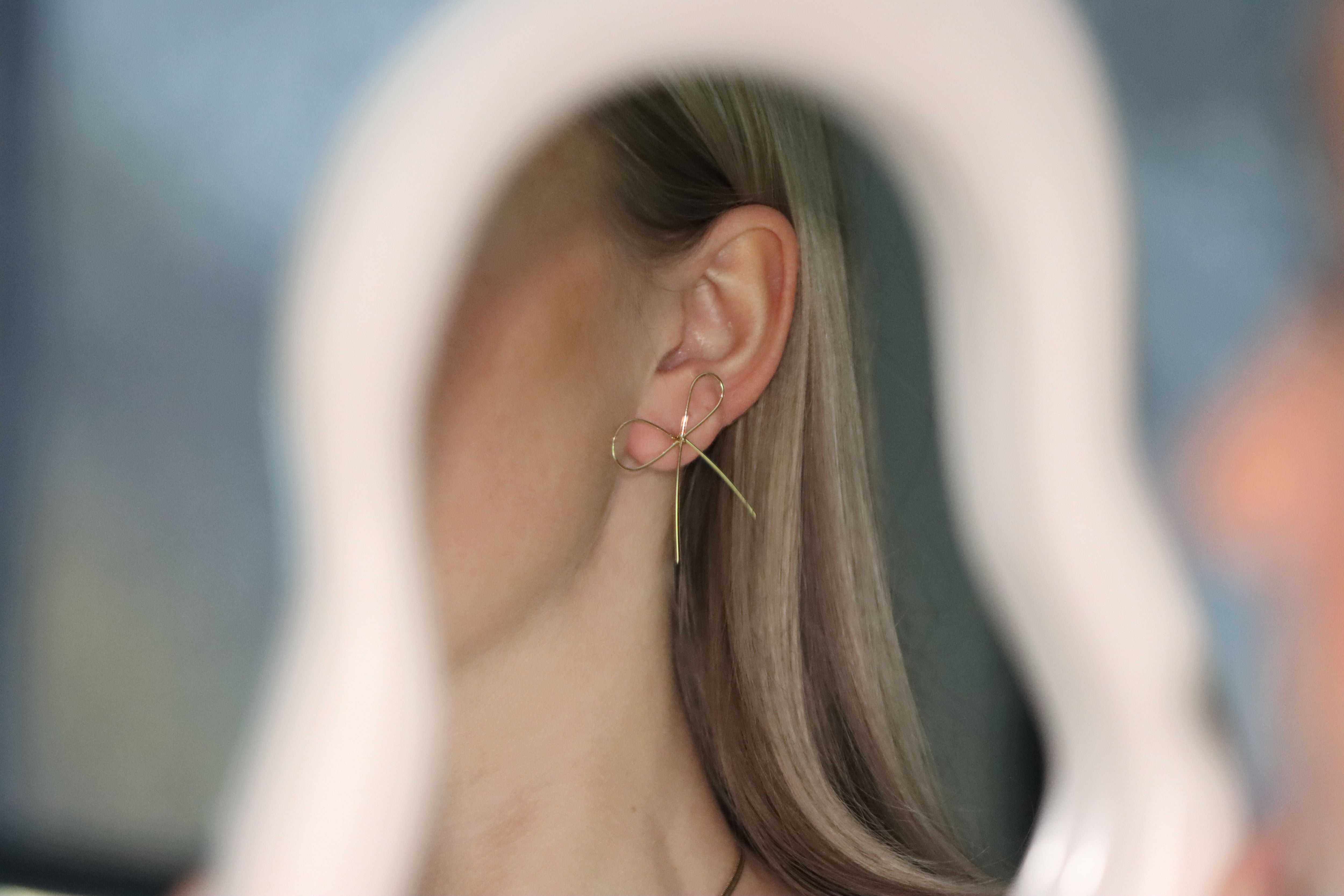 Subtle Bow Earrings