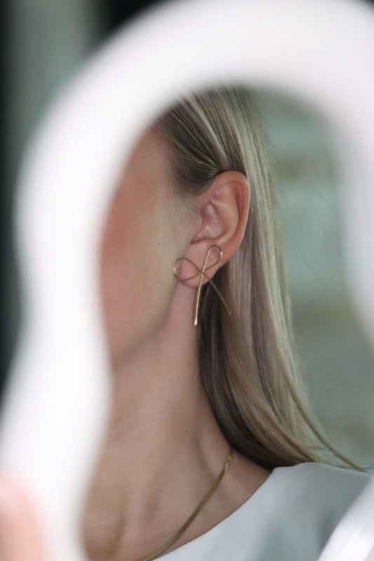 Subtle Bow Earrings