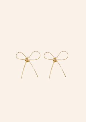 Subtle Bow Earrings