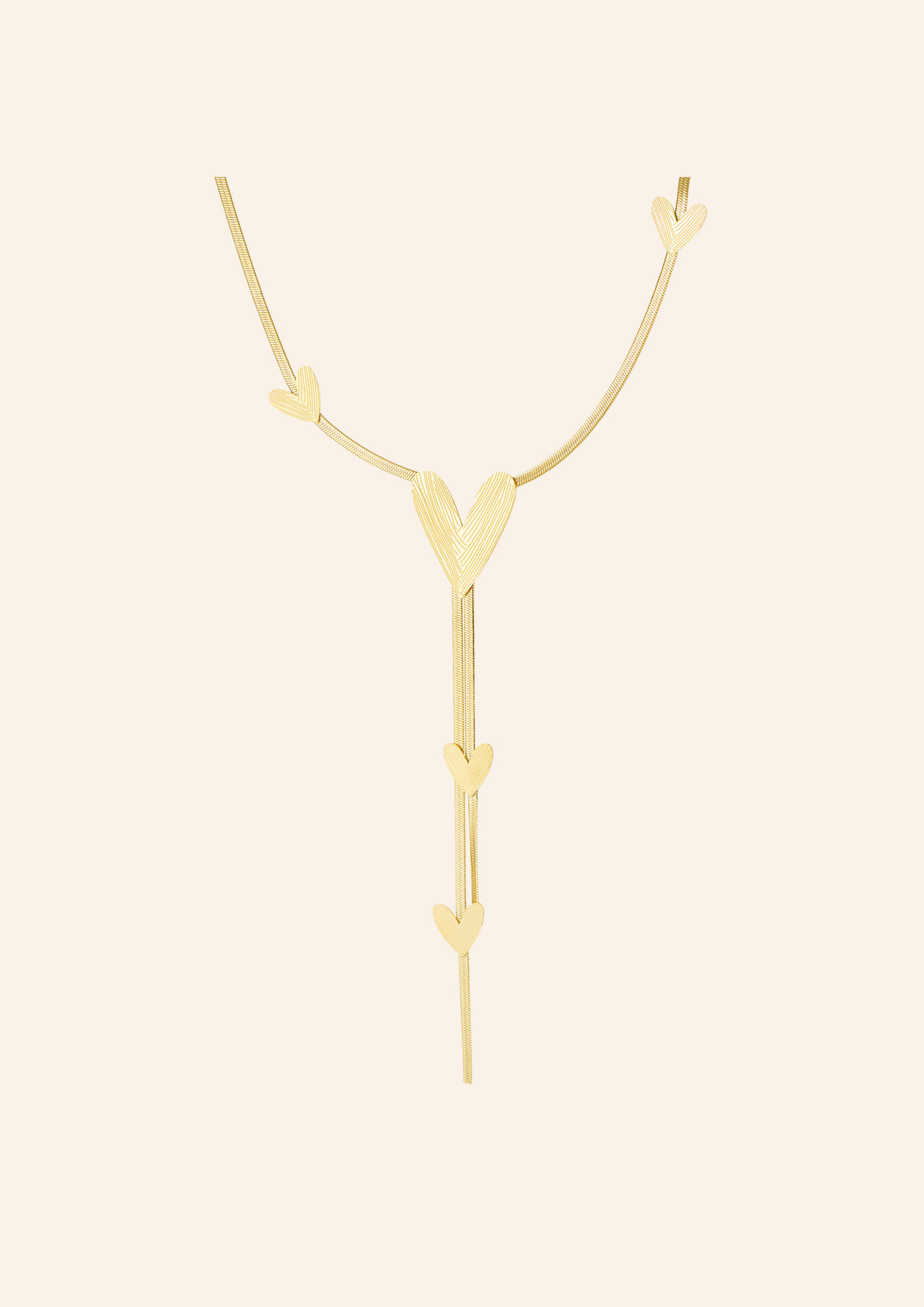Dancing Hearts Necklace Long