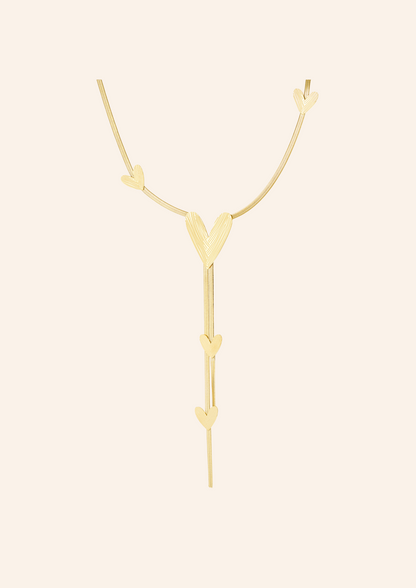 Dancing Hearts Necklace Long