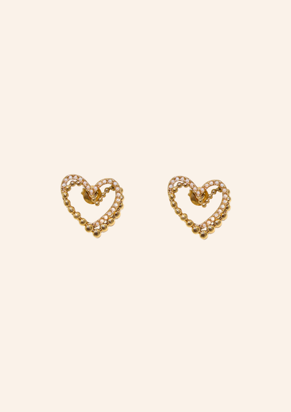 Double The Love Earrings