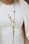 Dancing Hearts Necklace Long