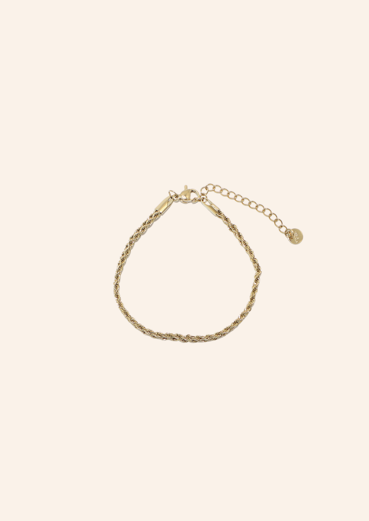 Gouden armband, waterproof en hypo-allergeen, gemaakt van stainless steel