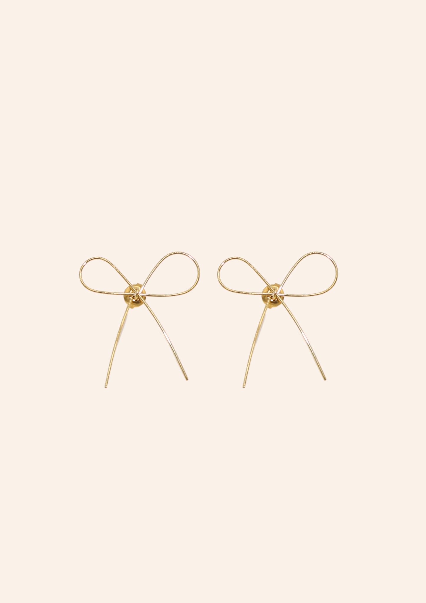 Subtle Bow Earrings