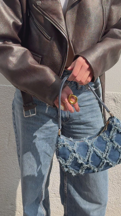 Denim Bag Dark Blue